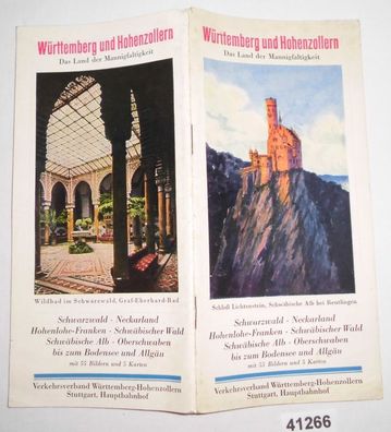 Reiseprospekt: Württemberg und Hohenzollern - Das Land der Mannigfaltigkeit (Schwarzw