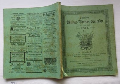 Sachsens Militär Vereins Kalender auf das Jahr 1896