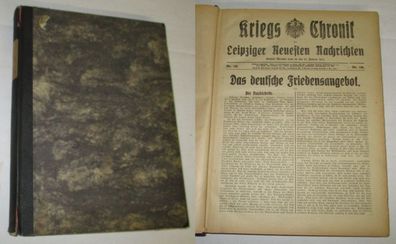 Kriegs Chronik der Leipziger Neuesten Nachrichten. Nr. 126 bis 150., Enthält Berichte