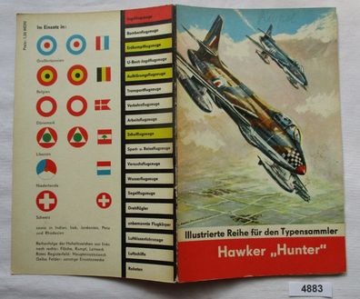 Hawker "Hunter" - Illustrierte Reihe für den Typensammler mit Variant-Modell, Heft 18