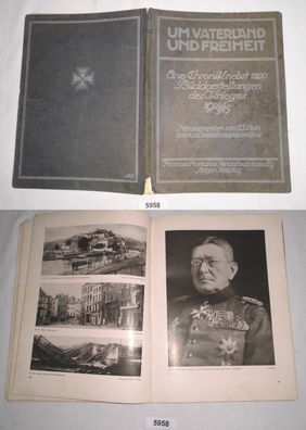 Um Vaterland und Freiheit - Eine Chronik nebst 1200 Bilddarstellungen des Krieges 191
