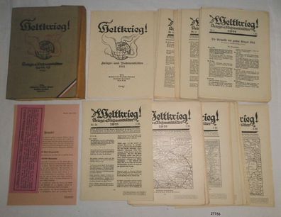Weltkrieg! Kriegs- und Ruhmesblätter 1914/15 Nummer 1 bis 88