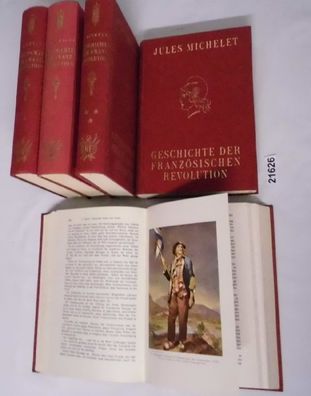 Geschichte der französischen Revolution von Jules Michelet - 10 Bände in 5 Büchern