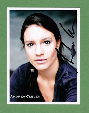 Andrea Cleven - ( deutsche Schauspielerin ) - persönlich signiert