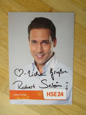 HSE Fernsehmoderator Robert Schön - handsigniertes Autogramm!!!