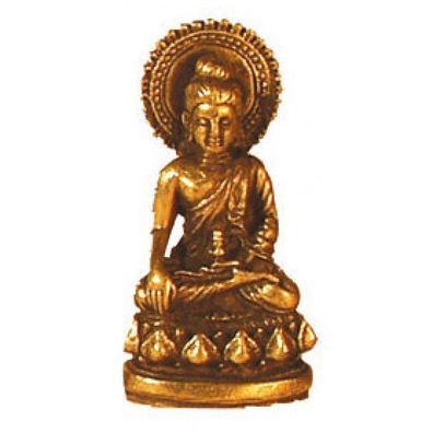 Buddha aus Messing 3 cm Figur Statue Skulptur Buddhismus Feng-Shui FM08
