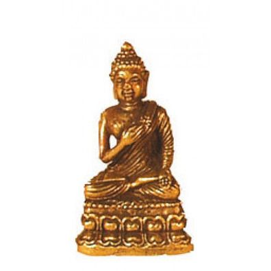 Buddha aus Messing 3 cm Figur Statue Skulptur Buddhismus Feng-Shui FM04
