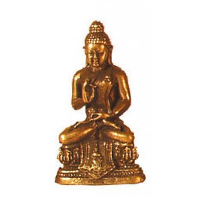 Buddha aus Messing 3 cm Figur Statue Skulptur Buddhismus Feng-Shui FM02