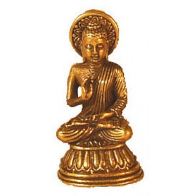 Buddha aus Messing 3 cm Figur Statue Skulptur Buddhismus Feng-Shui FM05