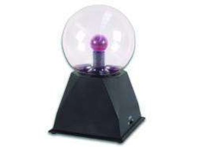 Kleine magische Plasmakugel Plasmaball Blitzkugel Plasmaeffekt Plasmalampe 12cm