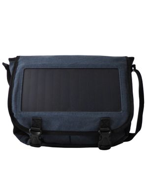 Umhängetasche-Messenger Bag mit Solar Panel für Laptop Smartphone Unterlagen