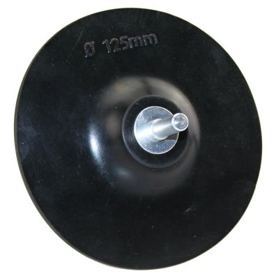 Schleifteller Stützteller 125 mm Fiberscheiben Gummi Stützscheibe