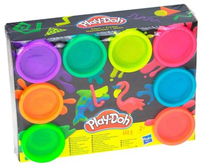 20,07 EUR/ kg Play-Doh Kinderknete 8er Pack Neon Knete Knetset Regenbogen Hasbro