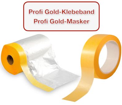 Profi Goldband / Masker - Japan Washi Klebeband Malerband Krepp Fine Line Tape