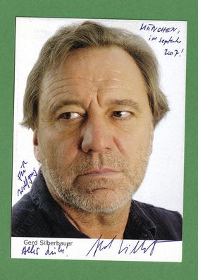 Gerd Silberbauer - ( deutscher Schauspieler ) - persönlich signiert
