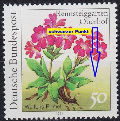 Germany BUND [1991] MiNr 1506 F9 ( * * / mnh ) Blumen Plattenfehler