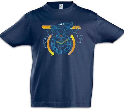 Clocktower 88 Miles Kinder Jungen T-Shirt Back Zurück In Die To The Zukunft Future