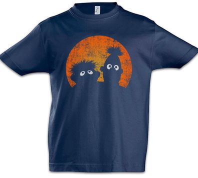 E & B Puppets Kinder Jungen T-Shirt Logo Ernie Movie And Und Series Und Puppen Bert