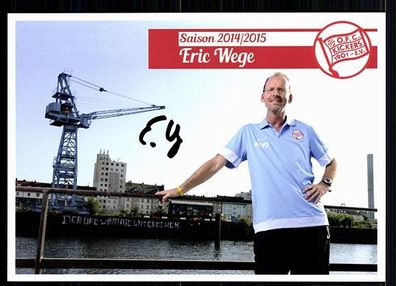 Eric Wege Kickers Offenbach 2014-15 Original Signiert + A 87100