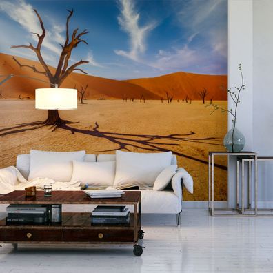 Muralo Selbstklebende Fototapeten XXL Wohnzimmer Wüste Bäume 3D 3687