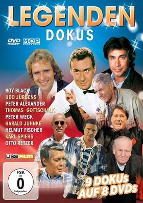 Legenden Dokus 9 Dokus auf 8 DVDs Neu