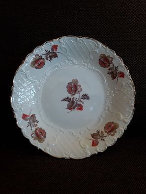 3er Set Zierschale Schale durchbrochenes Porzellan blaues Dekor China RK501