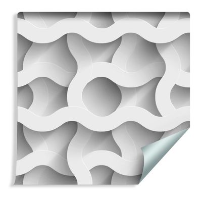 10m VLIES TAPETE Rolle Geometrie Abstrakte Wellen 3D Effekt XXL 250