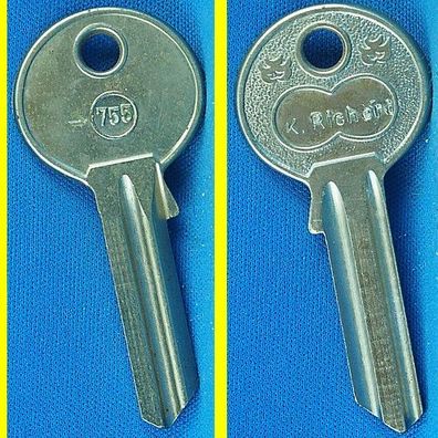 Schlüsselrohling Börkey 755 für Profilzylinder von Evva Profil Z