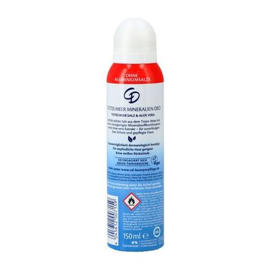 CD Deo Spray Totes Meer Mineralien 150 ml (2,63€/100ml)