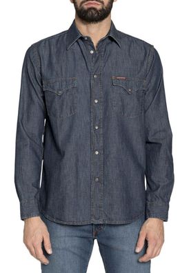 Carrera Jeans - Bekleidung - Hemden - 205-1005A-700 - Herren - steelblue