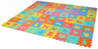 Puzzlematte Spielmatte Bodenmatte 72 tlg. Spielteppich Kinderteppich 4495