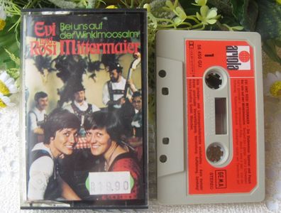 Evi und Rosi Mittermaier - MC - Bei uns auf der Winklmoosalm - Musikkassette