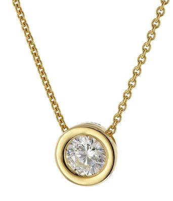trendor Schmuck Halskette für Damen Gold 333 / 8K Zirkonia Collier 51364
