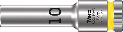 Wera 8790 HMC Deep Steckschlüsseleinsatz mit 1/2"-Antrieb 10 x 83 mm 05004550001