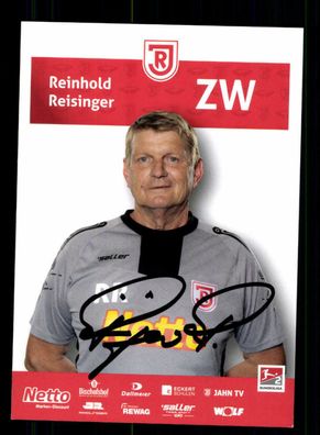 Reinhold Reisinger Autogrammkarte Jahn Regensburg 2020-21 Original Signiert