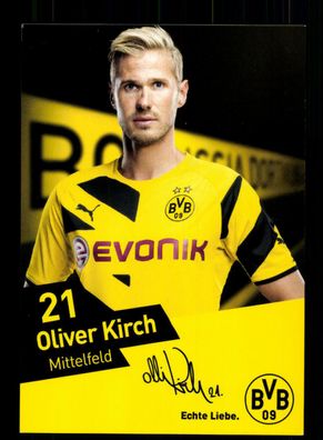 Oliver Kirch Druck Autogrammkarte Borussia Dortmund 2014-15