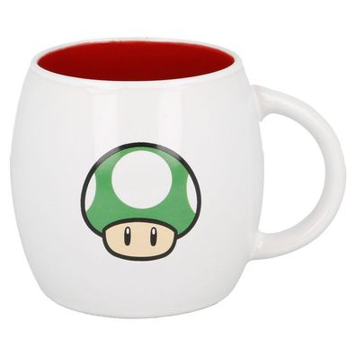 Stor 00378 Nintendo Super Mario grüner Pilz Keramik Tasse Mug Kaffee Becher