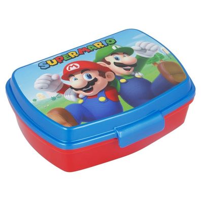 Stor 21474 Nintendo Super Mario & Luigi Brotdose Lunchbox