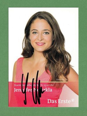 Jennifer Newrkla ( Sturm der Liebe ) - persönlich signiert