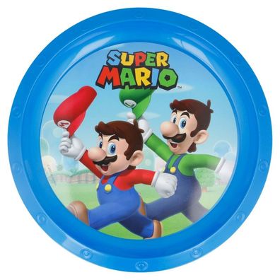 Stor 21412 Nintendo - Super Mario & Luigi Kunststoffteller 21,5cm