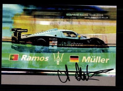 Ramos Müller Motorsport Autogrammkarte Original Signiert + A 217489