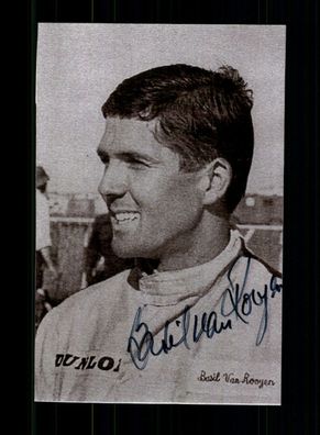Basil van Rooyen Formel 1 Fahrer 1968-1969 Original Signiert + A 217511