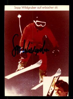 Sepp Wildgruber Ski Alpine Foto Original Signiert + A 217848