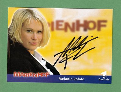 Melanie Rohde- (Marienhof) - persönlich signiert