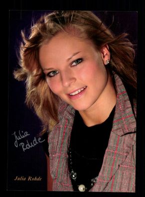 Julia Rohde Gewichtheben Autogrammkarte Original Signiert + A 218026