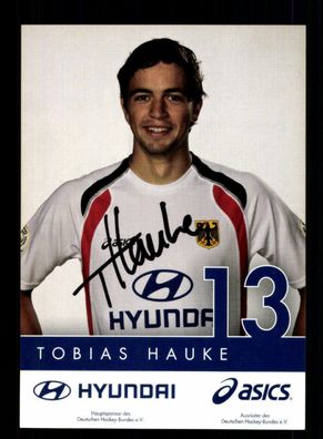 Tobias Hauke Autogrammkarte Hockey Nationalmannschaft Original Sign+ A 218066