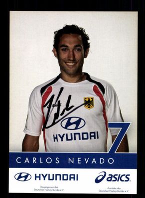 Carlos Nevado Autogrammkarte Hockey Nationalmannschaft Original Sign+ A 218068