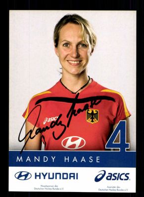 Mandy Haase Autogrammkarte Hockey Nationalmannschaft Original Sign + A 218076