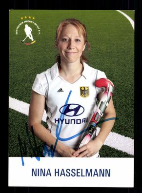 Nina Hasselmann Autogrammkarte Hockey Nationalmannschaft Original Sign+ A 218092