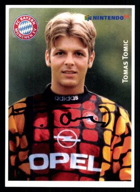 Tomas Tomic Autogrammkarte Bayern München II 1996-97 Original Signiert
